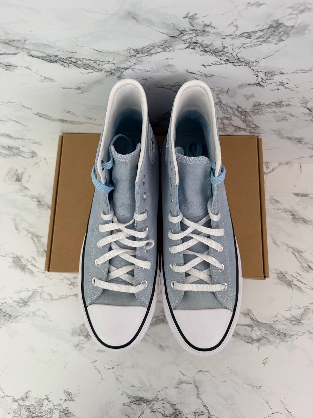 Converse Chuck Taylor All Star Pro Hi CONS Shoes Baby Blue Women’s Size 10.5 - Picture 5 of 9